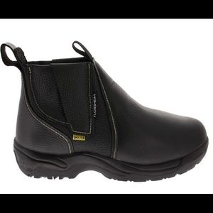 Florsheim Hercules work boot, pull on, steel toe, black NWT, Mens 13 EEE-new